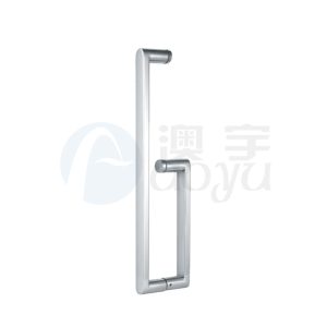 Sliding glass shower door handles