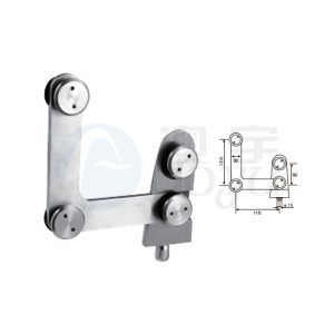 Architectural glass fittings