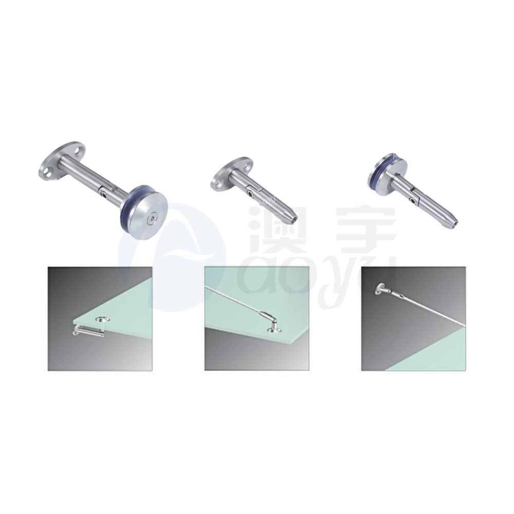 Frameless glass hardware fittings