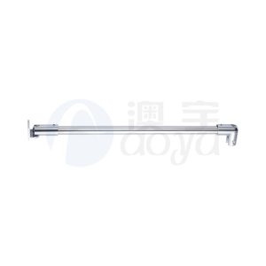 Shower glass support bar