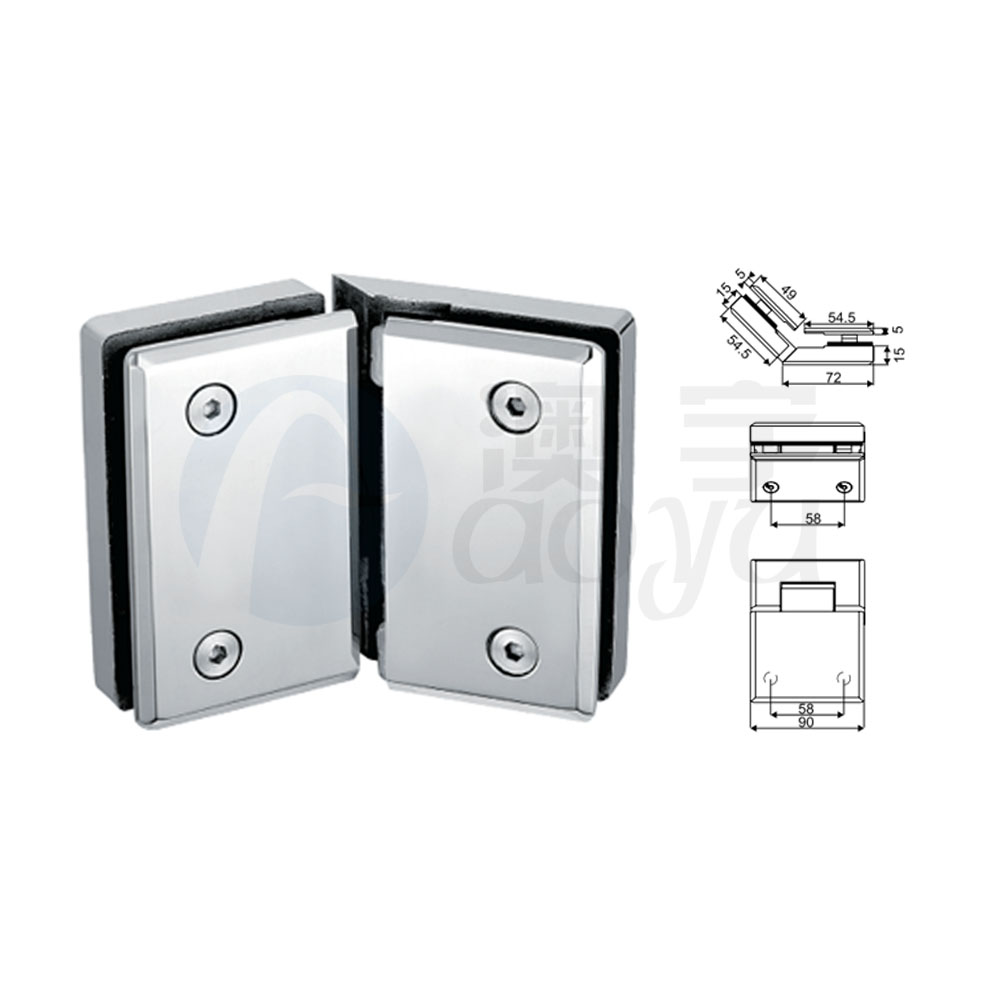 glass shower door hinges