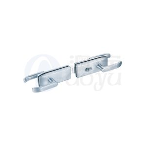 Sliding glass door lock set